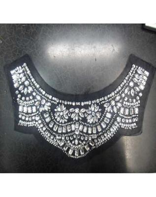 繡珠領(lǐng)花加工廠/手工釘珠繡珠領(lǐng)花來(lái)料加工