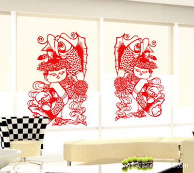 h10大型植絨布窗花剪紙龍年剪紙春節(jié)裝飾用品專業(yè)制作【直銷】_紙質(zhì)工藝_工藝特產(chǎn)行業(yè)_產(chǎn)品_中國特產(chǎn)網(wǎng)