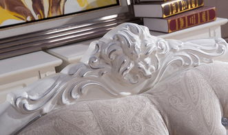 邦美居歐式L型沙發(fā)組合 實(shí)木雕花與植絨工藝的優(yōu)雅融合